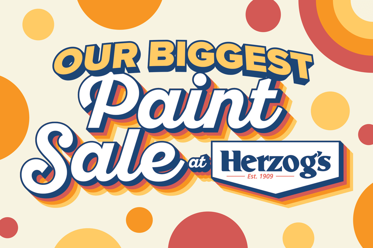 Herzog's Paint Stores' Biggest Paint Sale: Save Big on Benjamin Moore Paint!